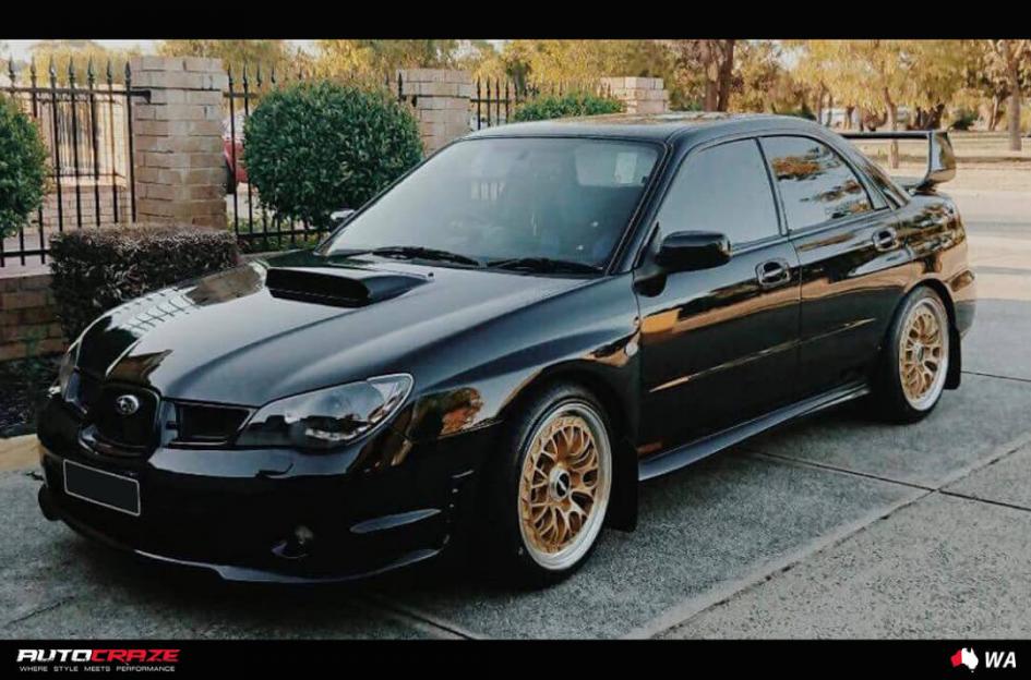 SUBARU WRX LSR GOLD POLISH LIP